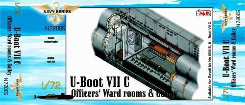 1/72 CMK U-Boot VII C Officers Ward Room and Galley Resin