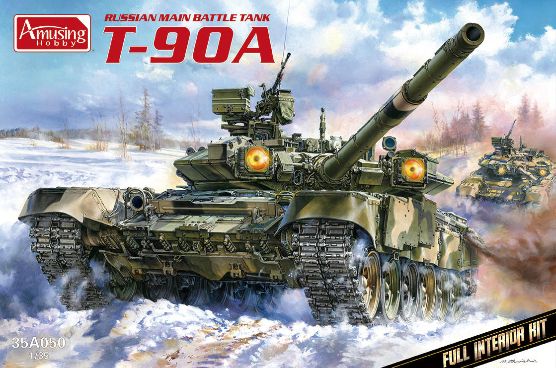 1/35 Amusing Hobby Russian Main Battle Tank T-90A with Full