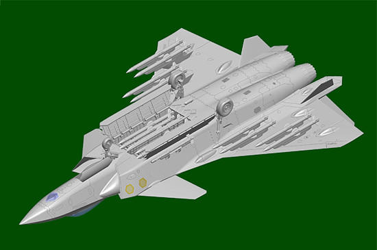 1/48 Trumpeter Chinese J-20 Mighty Dragon Beast Mode