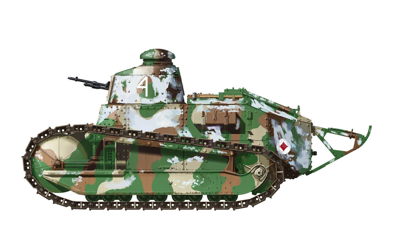 その他 Zvezda Char Mitrailleur FT 17 1:35 1/35 Meng French FT-17 Light Tank (Cast Turret) - Squadron.com