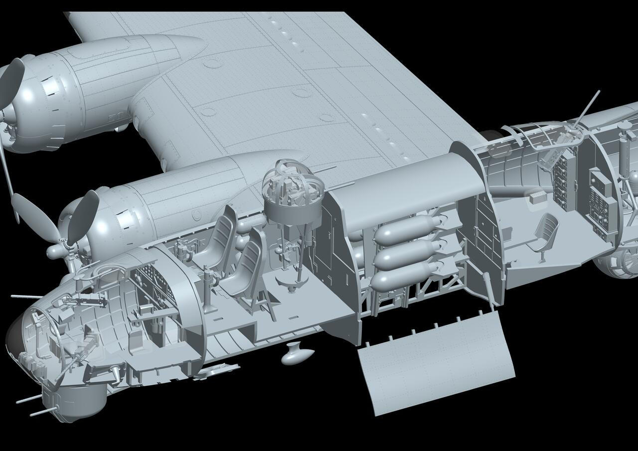 1/48 HK Models B-17G Flying Fortress Early Heavy Bomber - Squadron.com