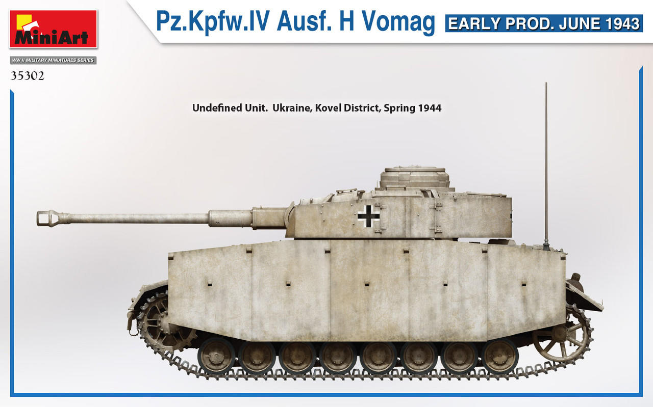 1/35 Miniart Panzer Pz.Kfw.IV Ausf.H Vomag Early Production June