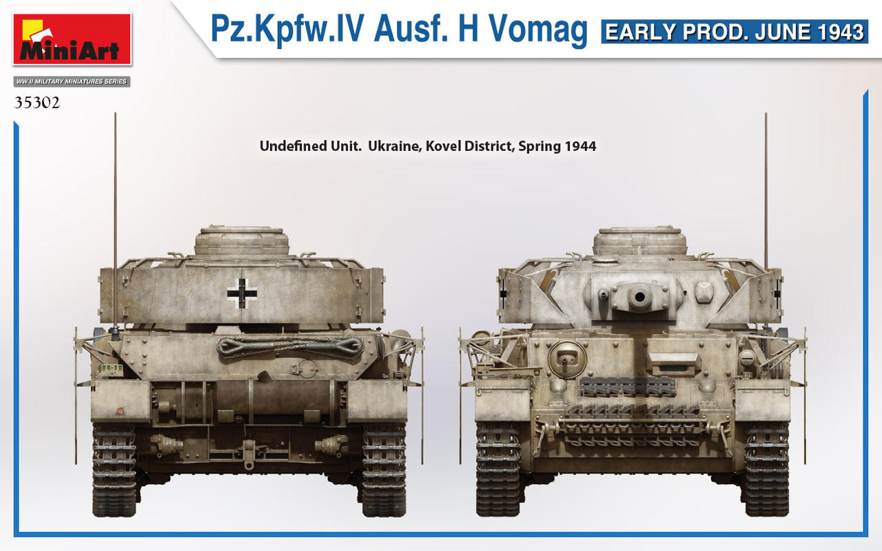 1/35 Miniart Panzer Pz.Kfw.IV Ausf.H Vomag Early Production June