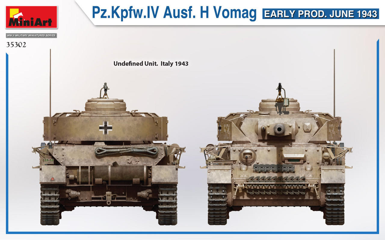1/35 Miniart Panzer Pz.Kfw.IV Ausf.H Vomag Early Production June