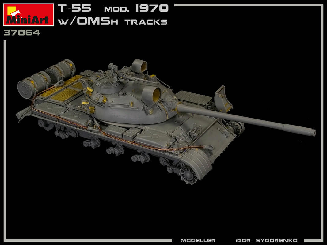 MiniArt 37046 T-54 OMSh – Chenilles Individuelles Gauche, Début – Kit Plastique 1/35 Pour Maquette
