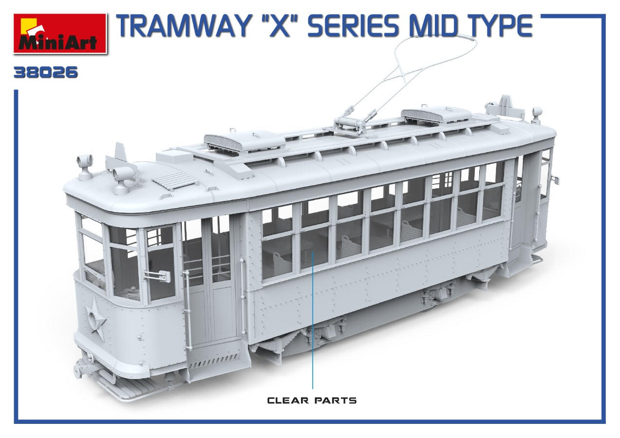 1/35 Miniart Tramway Tram X-Series Mid-Type - Squadron.com