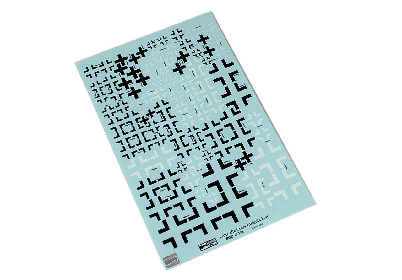 1/72 Squadron Decals - Luftwaffe Cross Insignia Late - Squadron.com