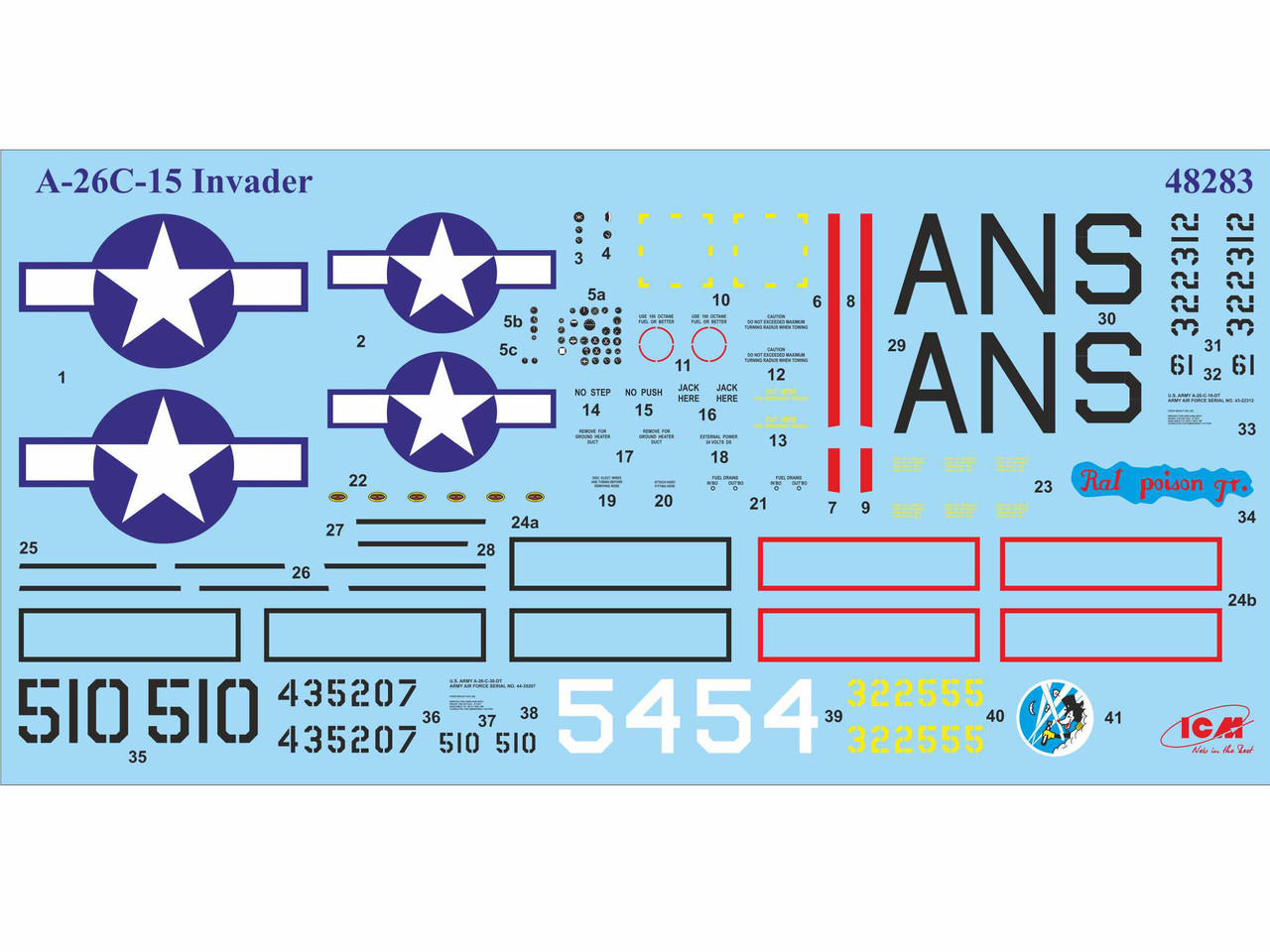 1/48 ICM A-26C-15 Invader w/Pilots & Ground Personnel