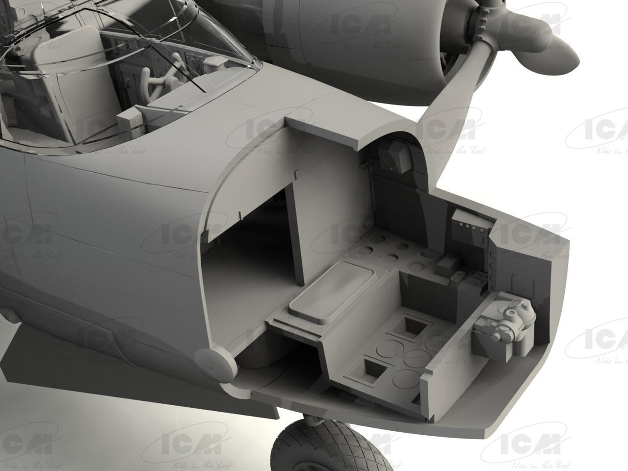 1/48 ICM A-26C-15 Invader w/Pilots & Ground Personnel