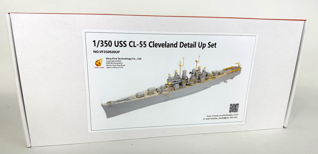 USS Cleveland CL-55 1/700模型キット USS Cleveland CL-55 1945 Deluxe Edition Vee Hobby -E57020