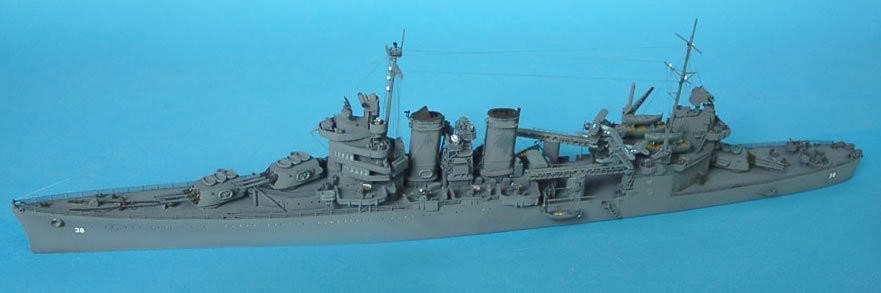 1/700 Niko Model US Navy Heavy Cruiser San Francisco 1942 Resin