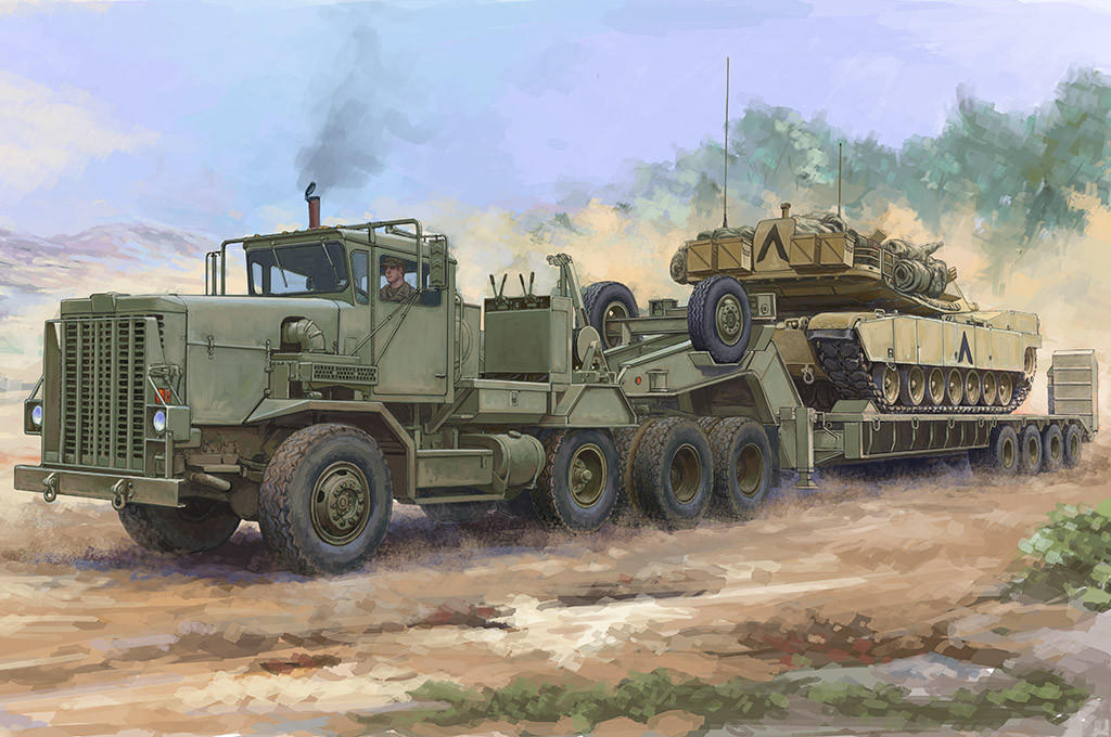 M911 C-HET (8X6) & M747 セミトレーラー 1/72 Takom M911 C-HET w/M747 Heavy Equipmemt Semi-Trailer
