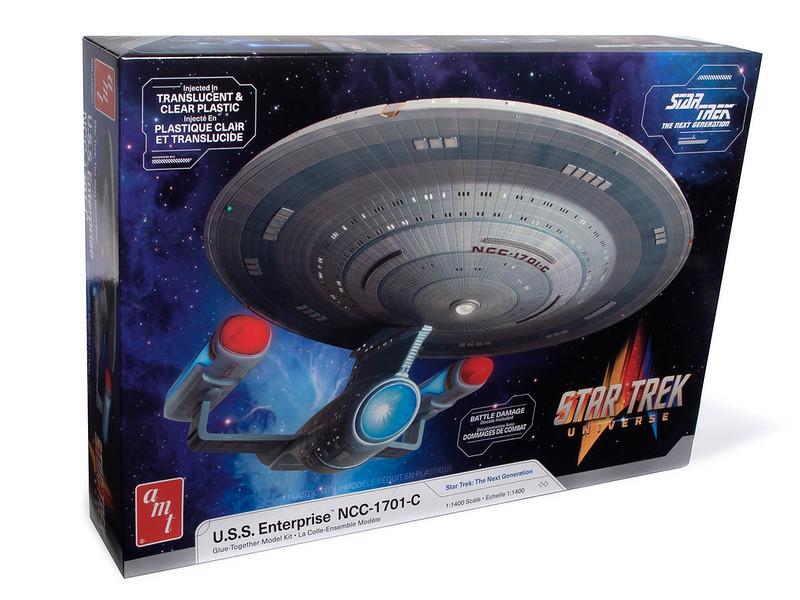 1/1400 AMT Star Trek USS Enterprise NCC-1701C Plastic Model Kit