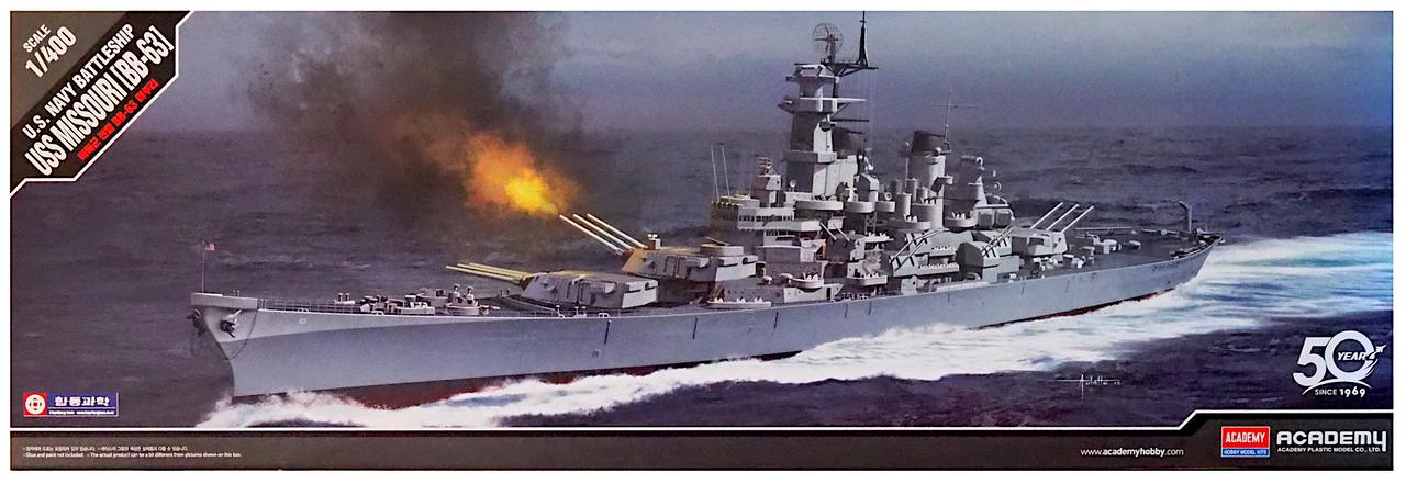 1/400 Academy US Navy Battleship USS Missouri [BB-63] - Squadron.com
