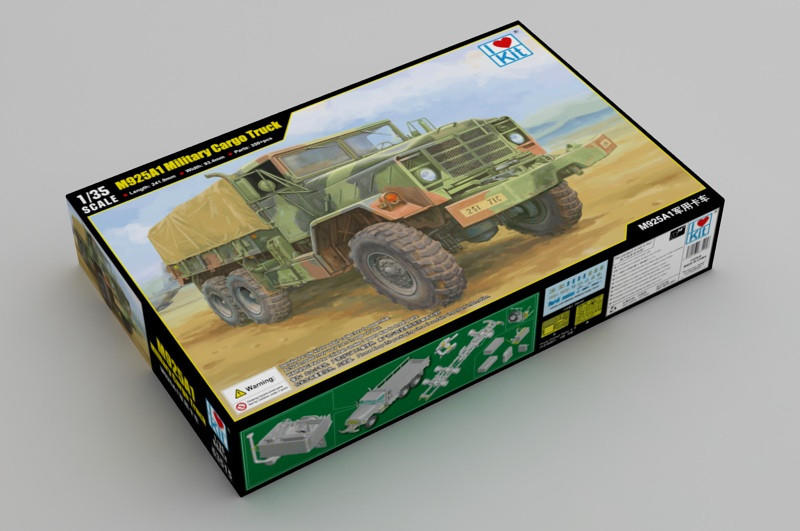アイラブキット1/35スケール　M925A1 軍用貨物トラック 1/35 I Love Kit M925A1 Military Cargo Truck - Squadron.com