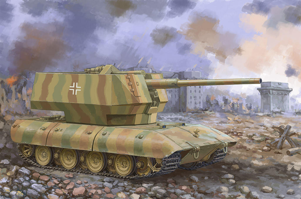 1/35 Trumpeter E-100 Flakpanzer w/12.8cm Flak 40 - Squadron.com