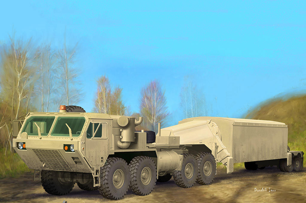 1/72 Trumpeter M983 Tractor with AN/TPY-2 X Band Radar - Squadron.com