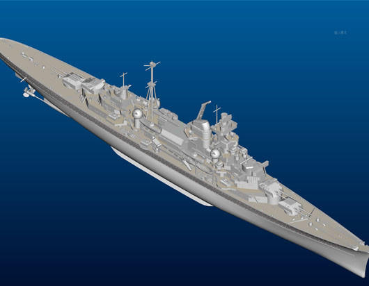1/700 Trumpeter German Admiral Hipper Heavy Cruiser 1941