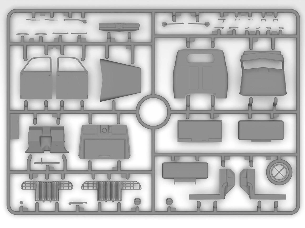 1/35 ICM Studebaker US6-U3 US Military Truck Plastic Model Kit