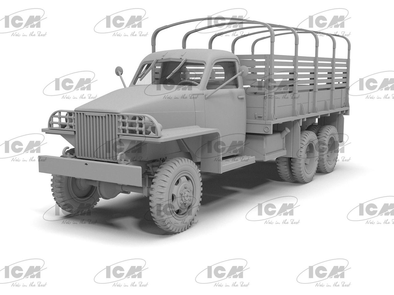 1/35 ICM Studebaker US6-U3 US Military Truck Plastic Model