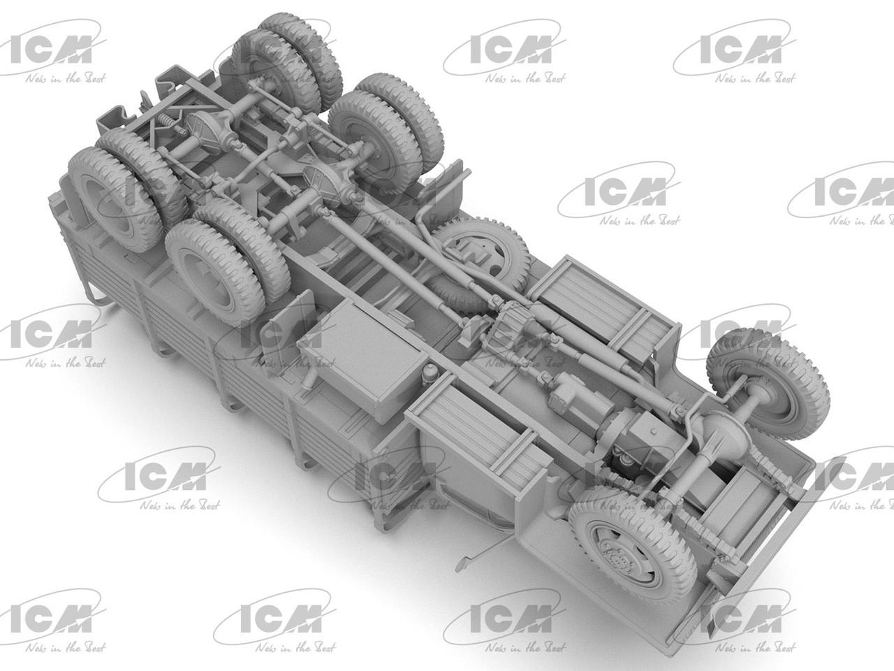 1/35 ICM Studebaker US6-U3 US Military Truck Plastic Model Kit
