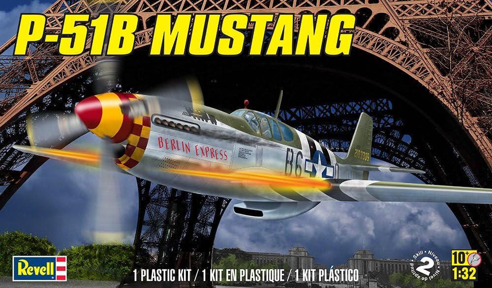 1/32 Revell P-51B Mustang Plastic Model Kit - Squadron.com