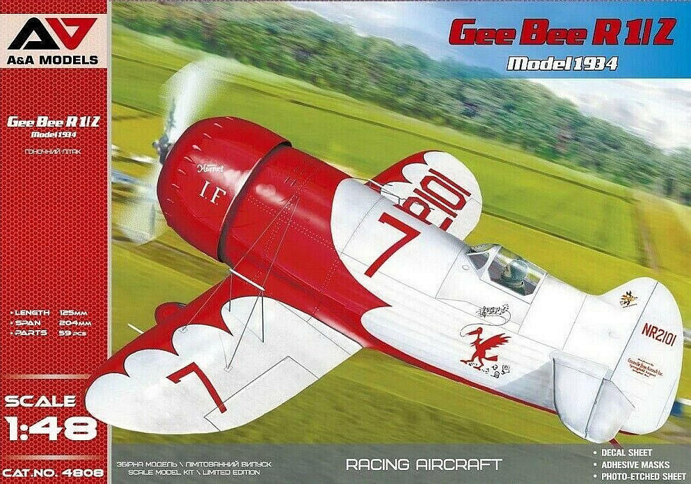 1/48 A&A Gee Bee R1/R2 (1934-35 version) - Squadron.com