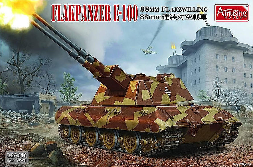 1/35 Amusing Hobby E-100 8.8cm Flakzwilling - Squadron.com