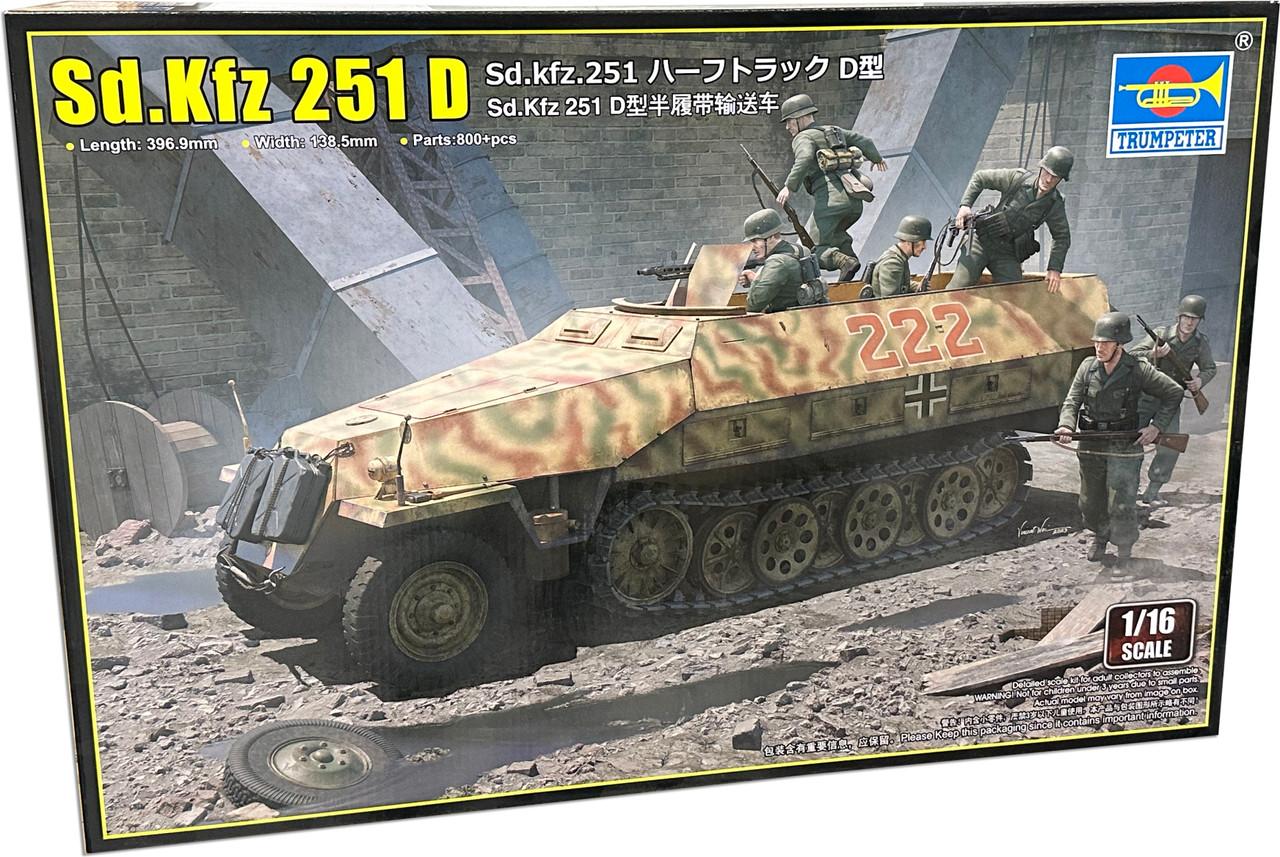 1/16 Trumpeter German Sd.Kfz 251 D Halftrack - Squadron.com