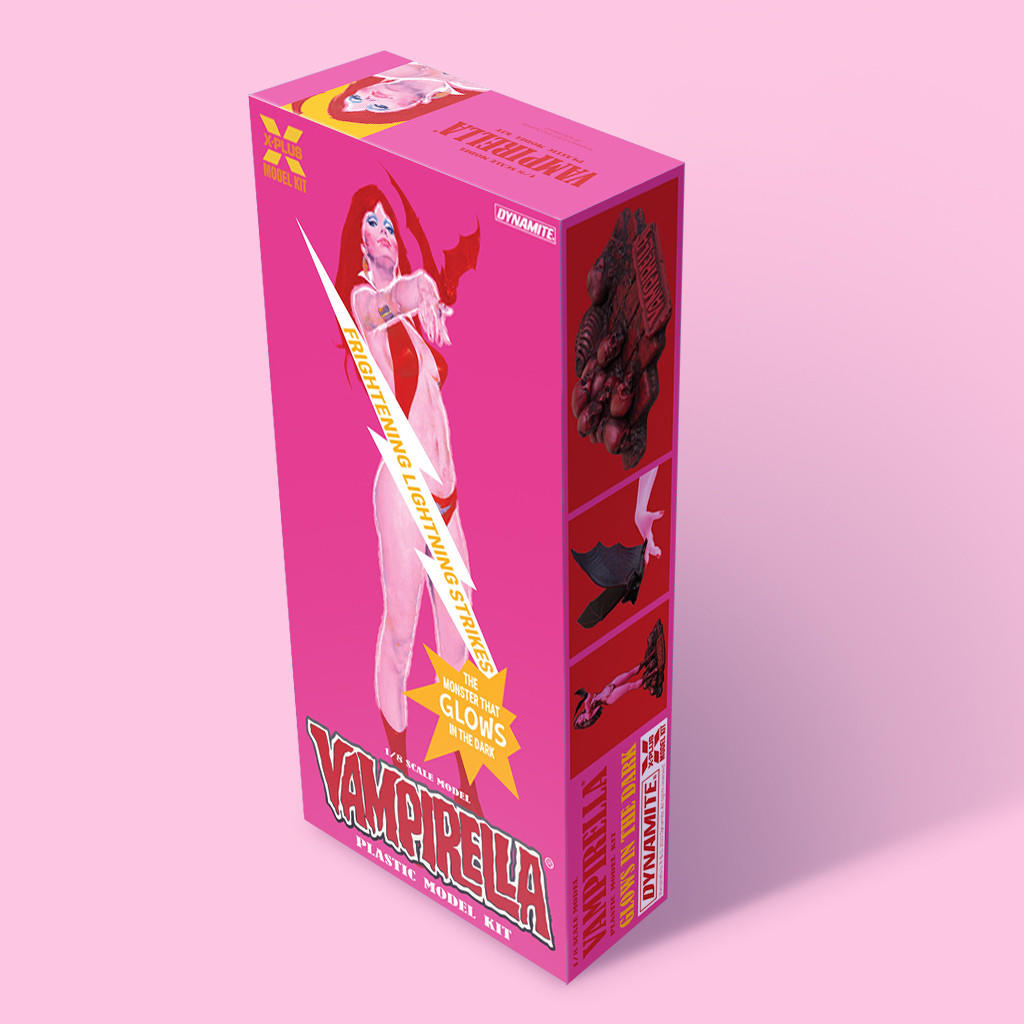 1/8 X-Plus Vampirella Jose Gonzalez PINK GLOW Plastic Model Kit 