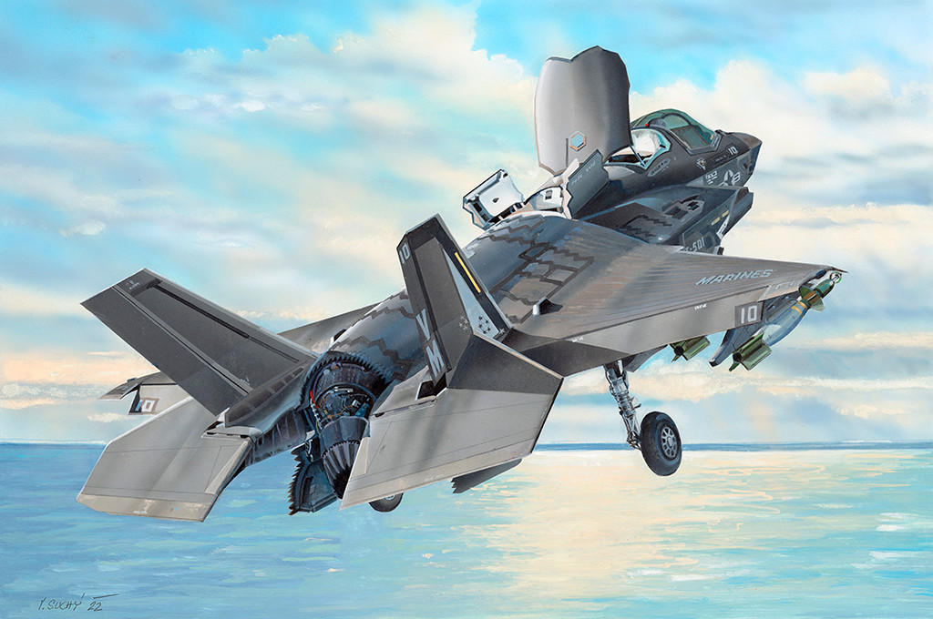 1/32 Trumpeter F-35B Lightning II Plastic Model Kit - Squadron.com