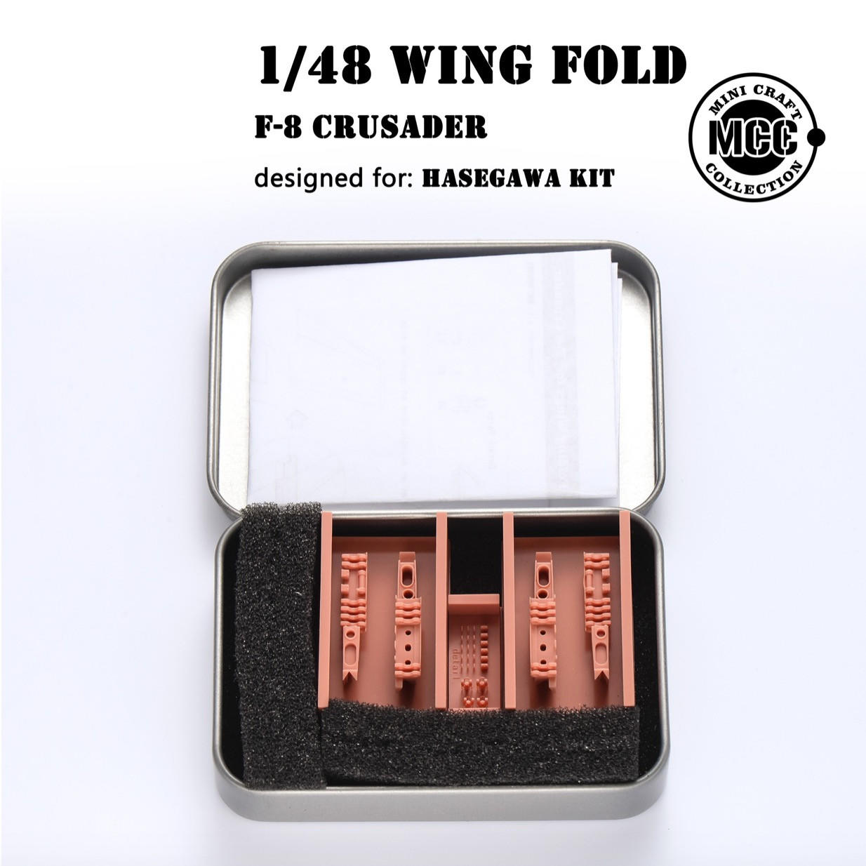 1/48 Mini Craft Collection A-1 Skyraider Wing Fold /w Metal Gun Barrels 