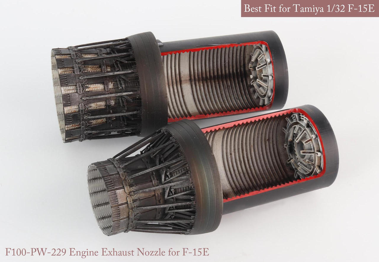 1/32 KA Models [SE] F-15 C/D/E/K P&W EXHAUST NOZZLE & AFTER BURNER