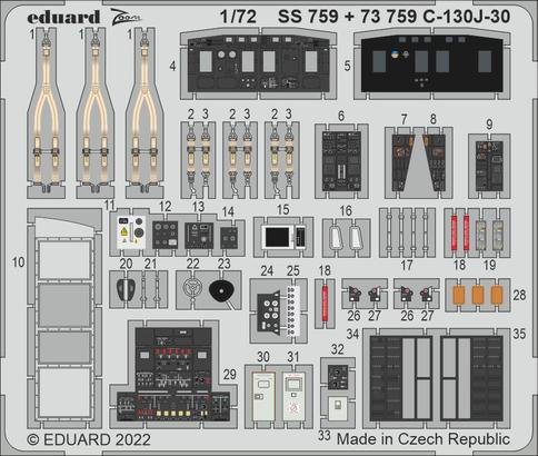 1/72 Eduard Big Ed C-130J-30 Part I for Zvezda