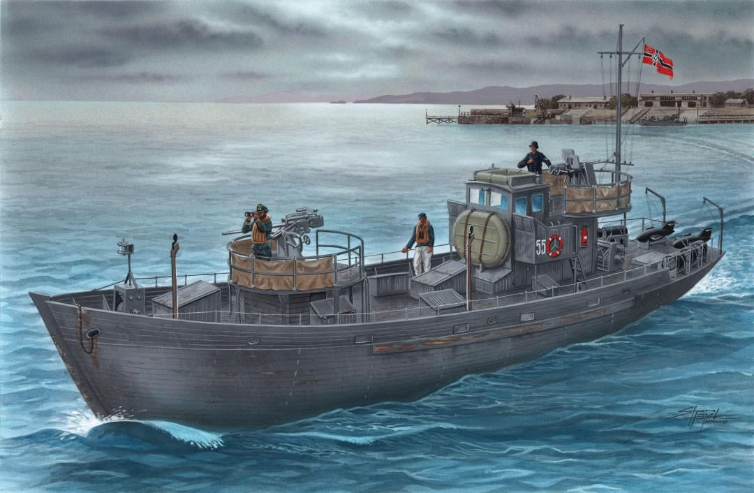 1/72 Special Navy KFK Kriegsfischkutter Plastic Model Kit