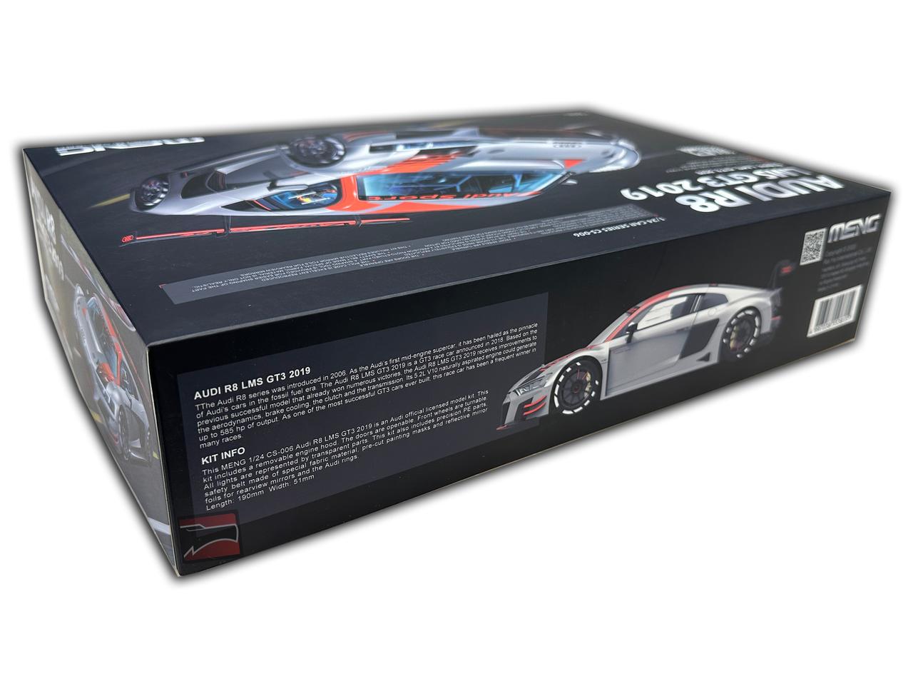モンモデル MENG 1/24 アウディ R8 LMS GT3 2019 1/24 Meng AUDI R8 LMS GT3 2019 Car Model Kit - Squadron.com