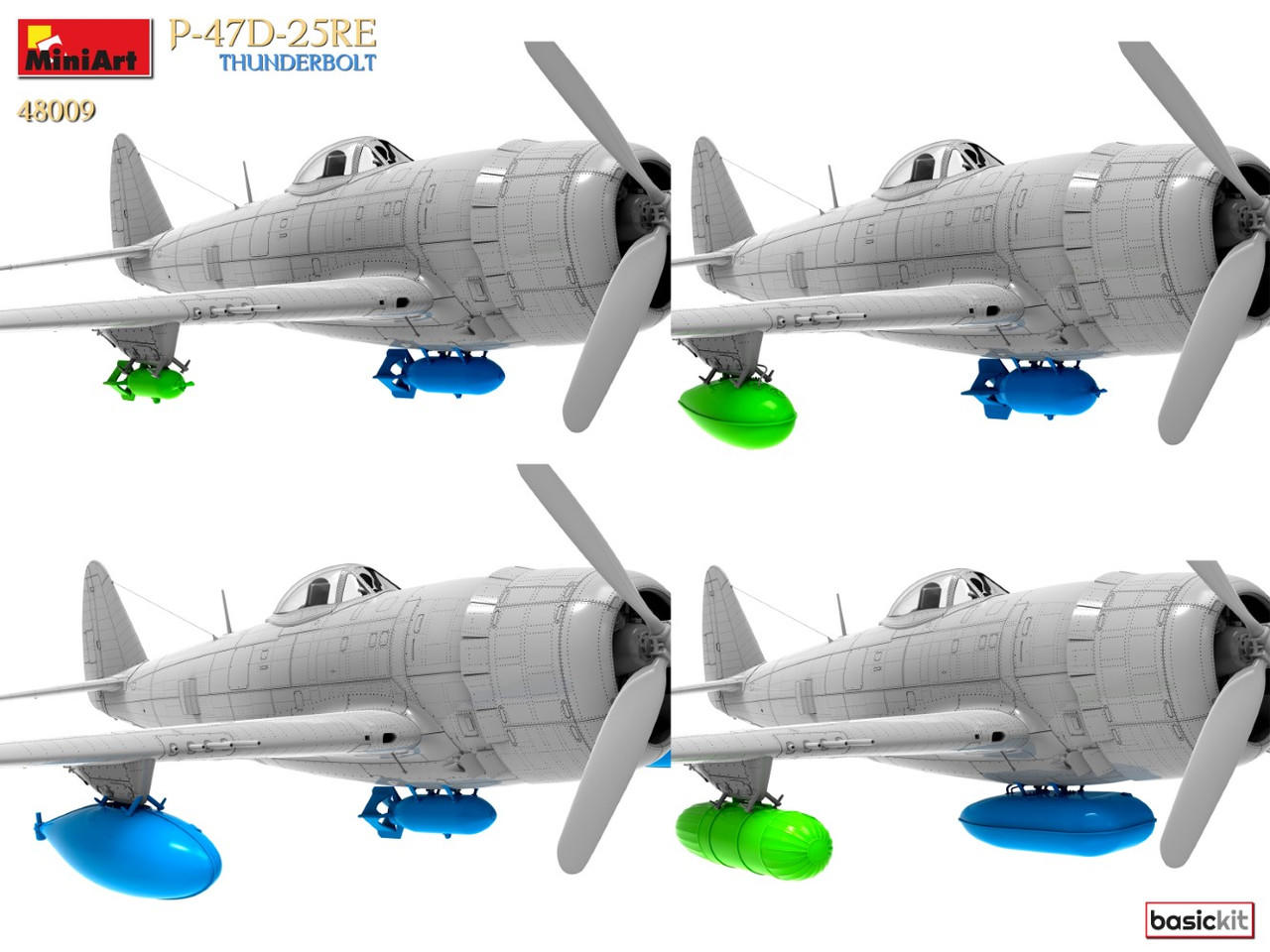 1/48 Miniart P-47D-25RE Thunderbolt (Basic Version) - Squadron.com