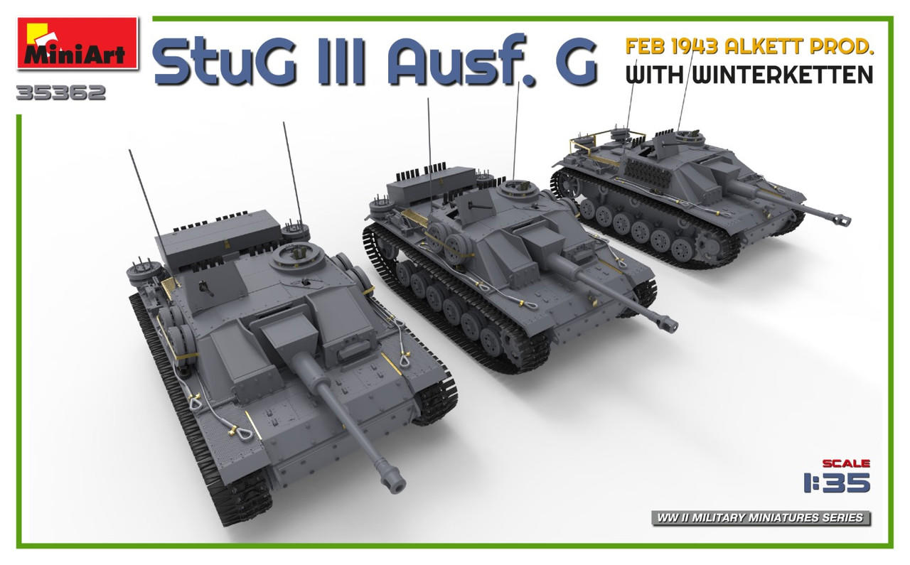 1/35 Miniart StuG III Ausf. G Feb 1943 Alkett Prod. with