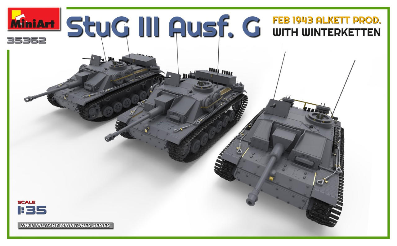 1/35 Miniart StuG III Ausf. G Feb 1943 Alkett Prod. with