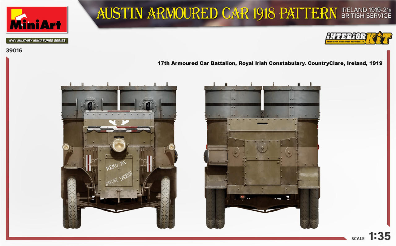 1/35 Miniart Austin Armoured Car 1918 Pattern #2 - Squadron.com