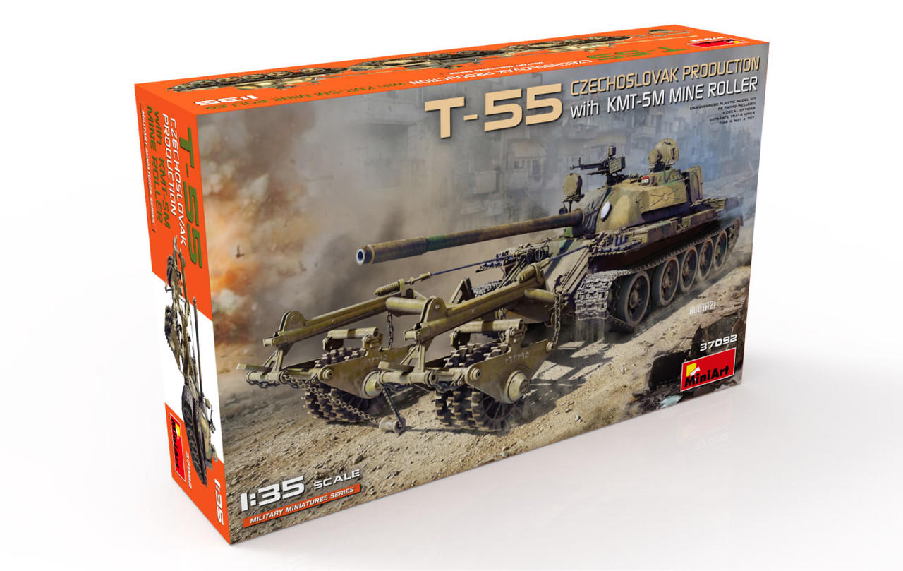 1/35 Miniart T-55 Czechoslovak Production with KMT-5M Mine Roller