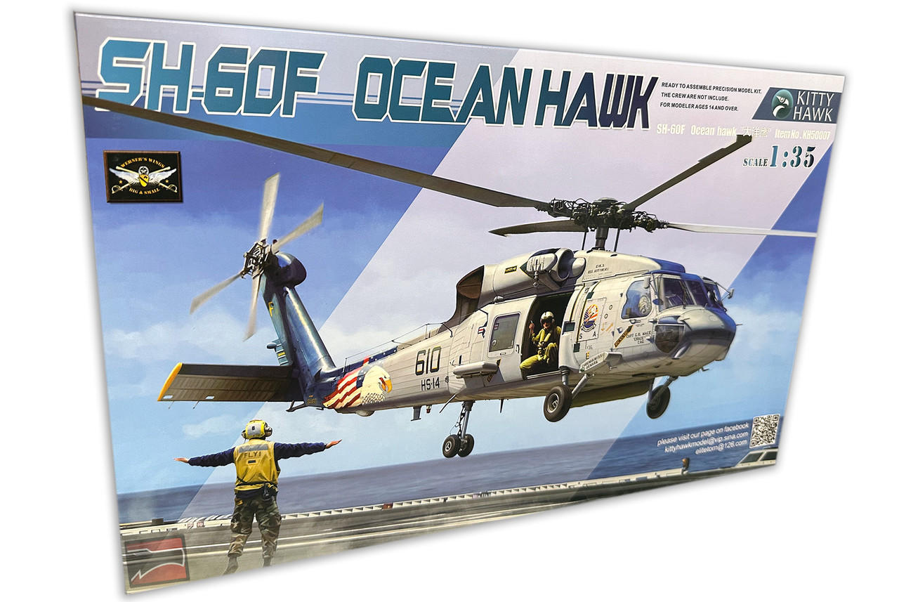 【冬バーゲン★特別送料無料！】 Ocean SH-60F Hawk Kitty 1/35 Hawk Kit Model Plastic 航空機・ヘリコプター