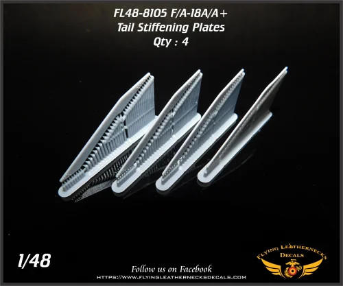 1/48 Flying Leathernecks F/A-18A/A+ Tail Stiffening Plates