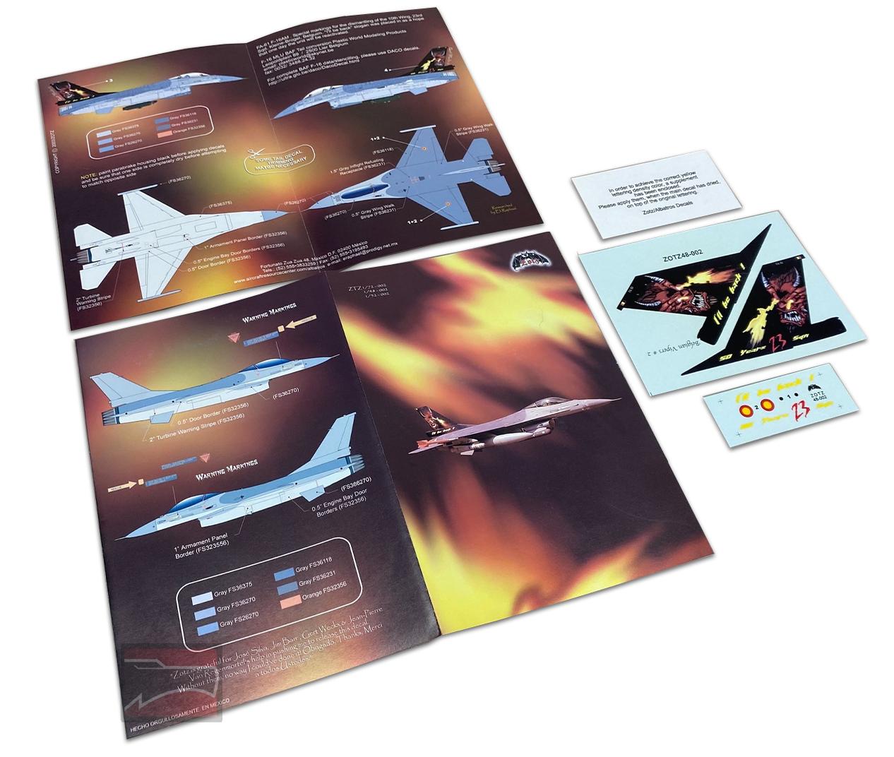 1/48 Zotz Decals BELGIAN F-16 - Squadron.com