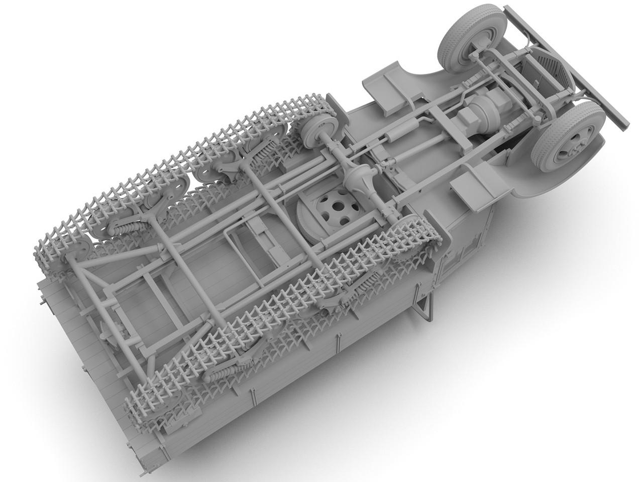1/35 ICM V3000S/SSM Maultier WWII German Truck Plastic Model Kit 