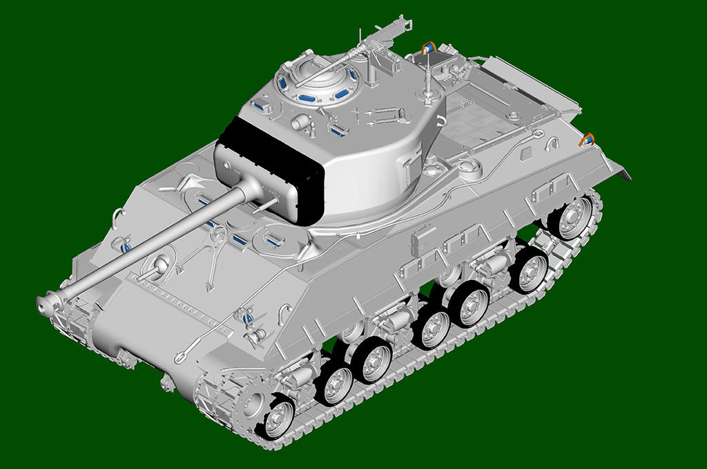 1/16 iLoveKit M4A3E8 Medium Sherman Tank LATE Plastic Model Kit