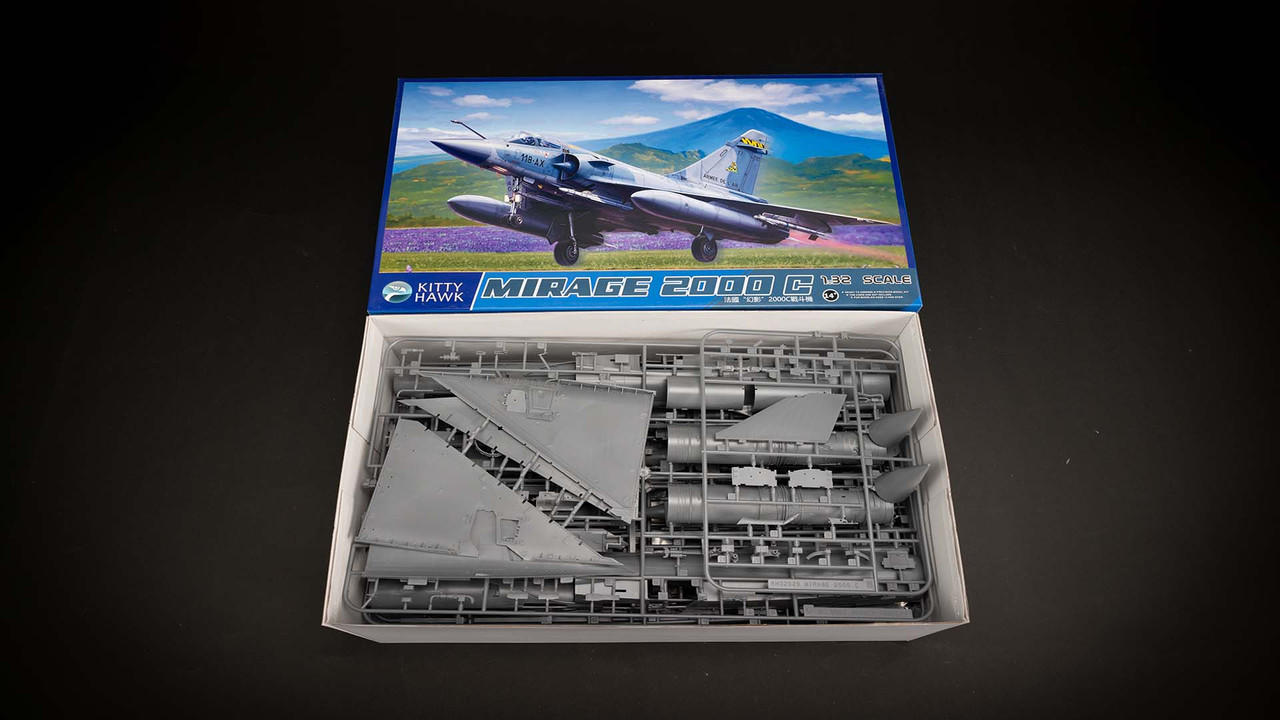 1/32 Kitty Hawk Mirage 2000C - Plastic Model Kit - Squadron.com