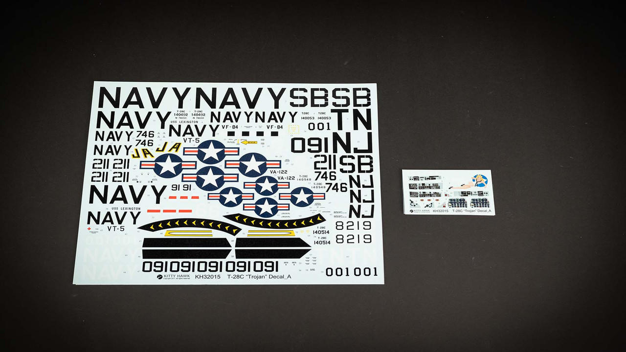 1/32 Kitty Hawk T-28C Trojan Plastic Model Kit - Squadron.com