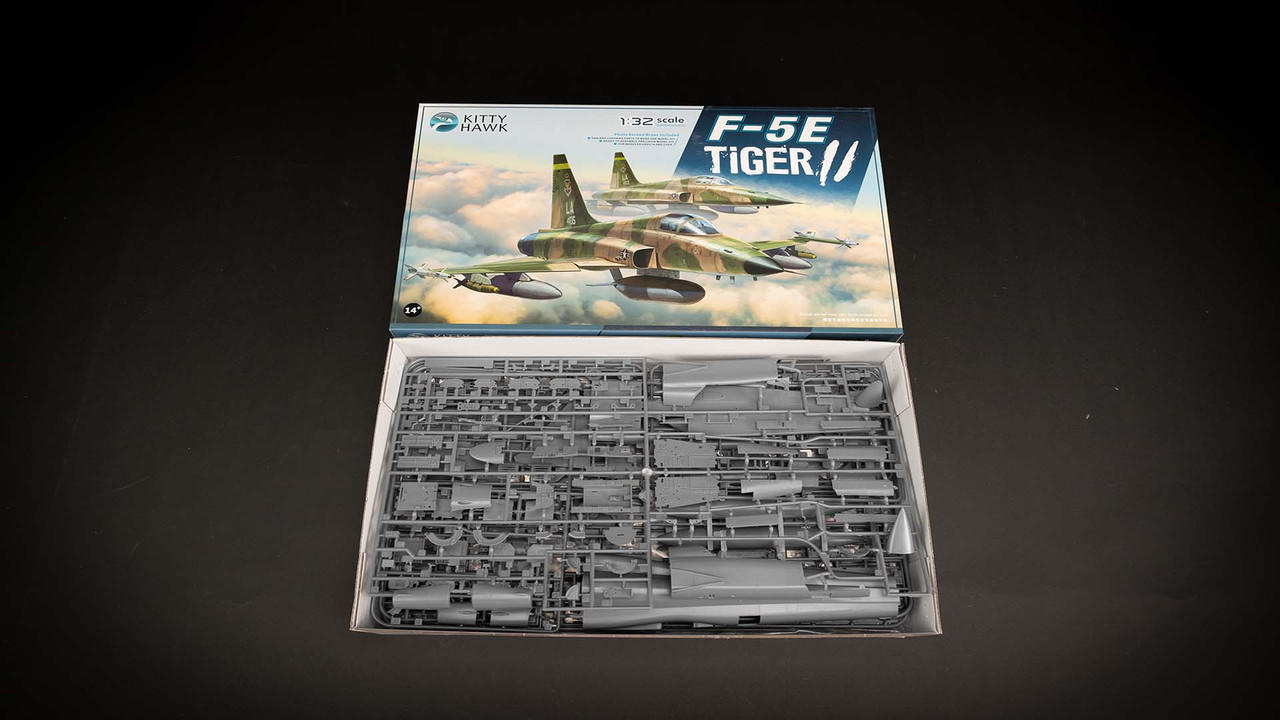 1/32 Kitty Hawk F-5E Tiger II Plastic Model Kit - Squadron.com