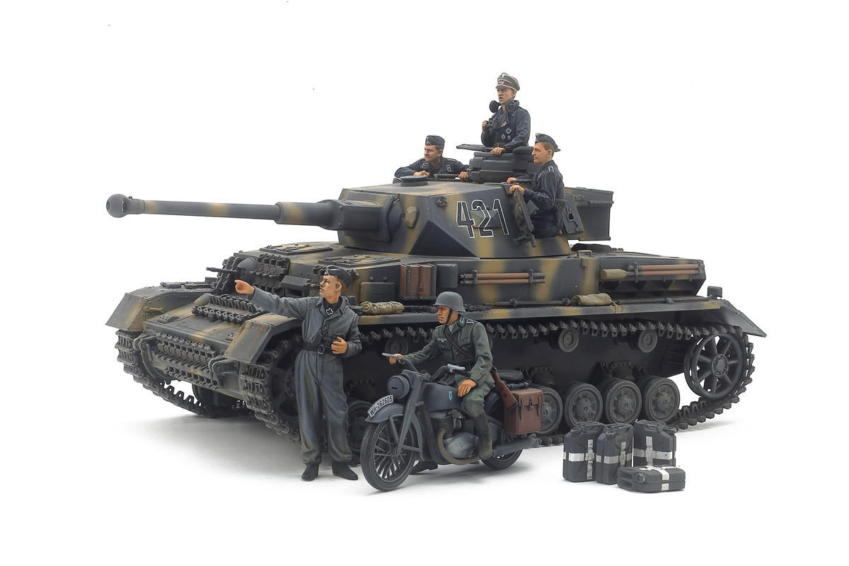 1/35 Panzer IV Ausf.G 完成品 1/35 Tamiya German Panzer IV Ausf. G Early Plastic Model Kit